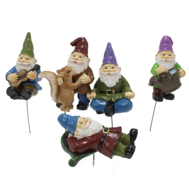 Lot de Mini Nain de Jardin