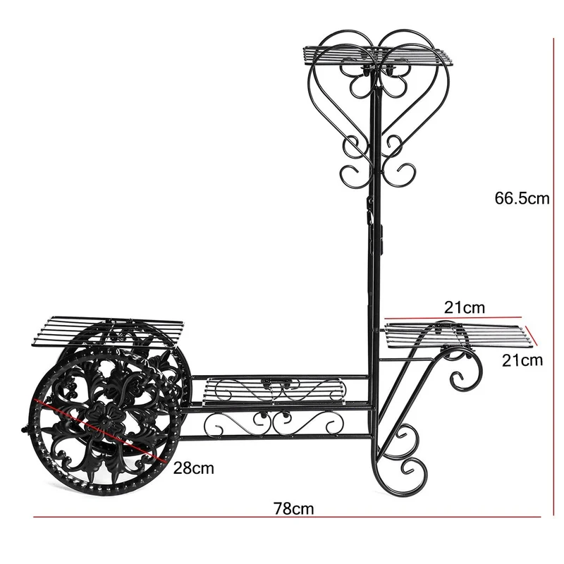 Porte Plante Fer Forgé Vintage