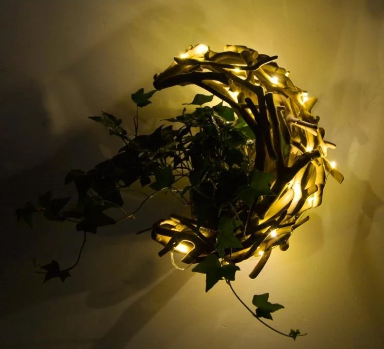 Porte Plante Bois Flotté