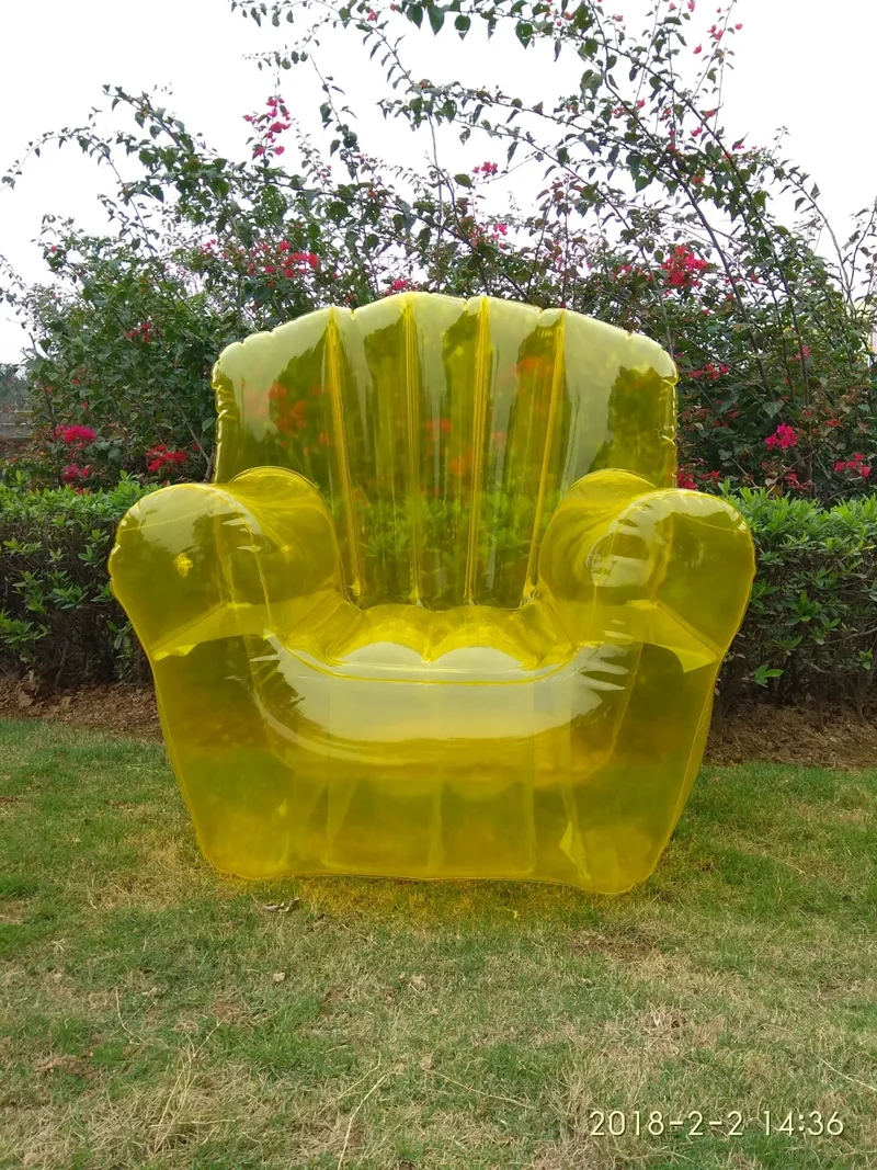 Canapé Gonflable Jardin Design Coloré