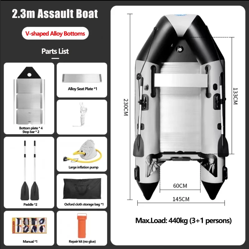 Bateau Gonflable D'Assaut Fond V