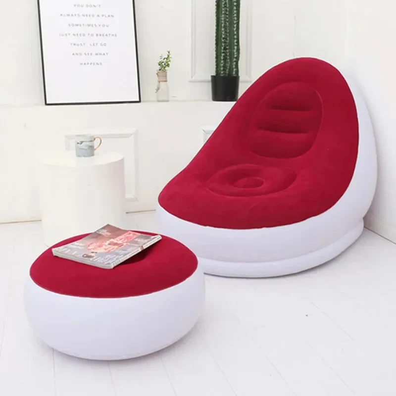 Canapé Gonflable Paresseux Tabouret Inclus