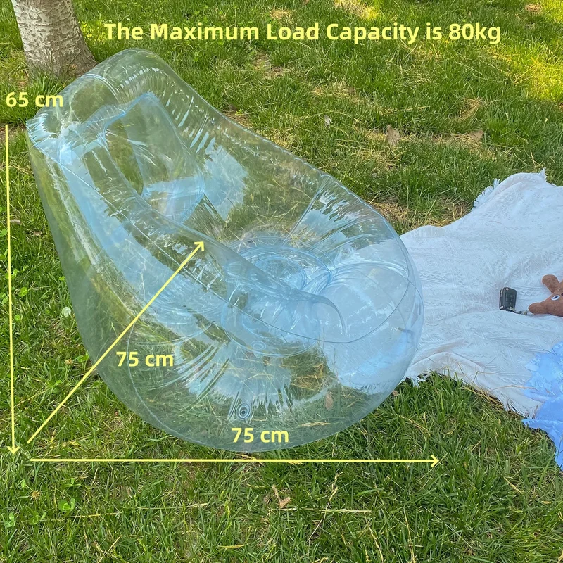 Canapé Gonflable Transparent PVC