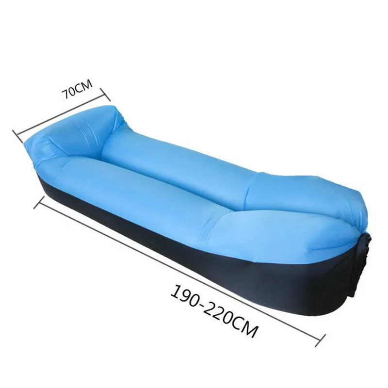 Canapé Gonflable Lit Camping Bicolore