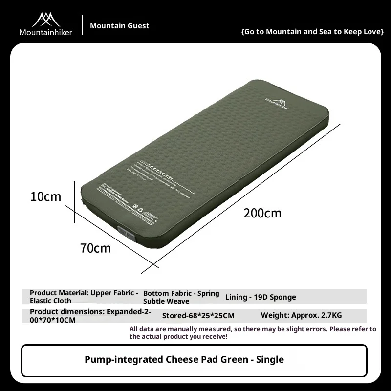 Matelas de Camping Gonflable Batterie Intégrée