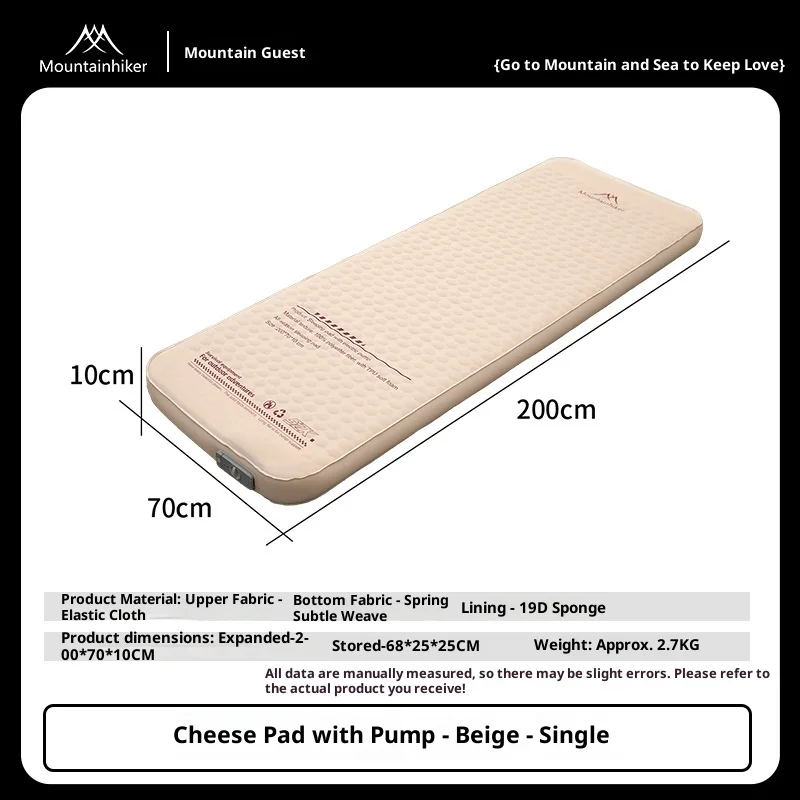 Matelas de Camping Gonflable Batterie Intégrée