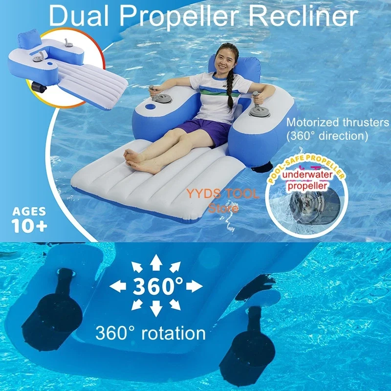 Plateforme Flottante Gonflable Chaise Motorisée
