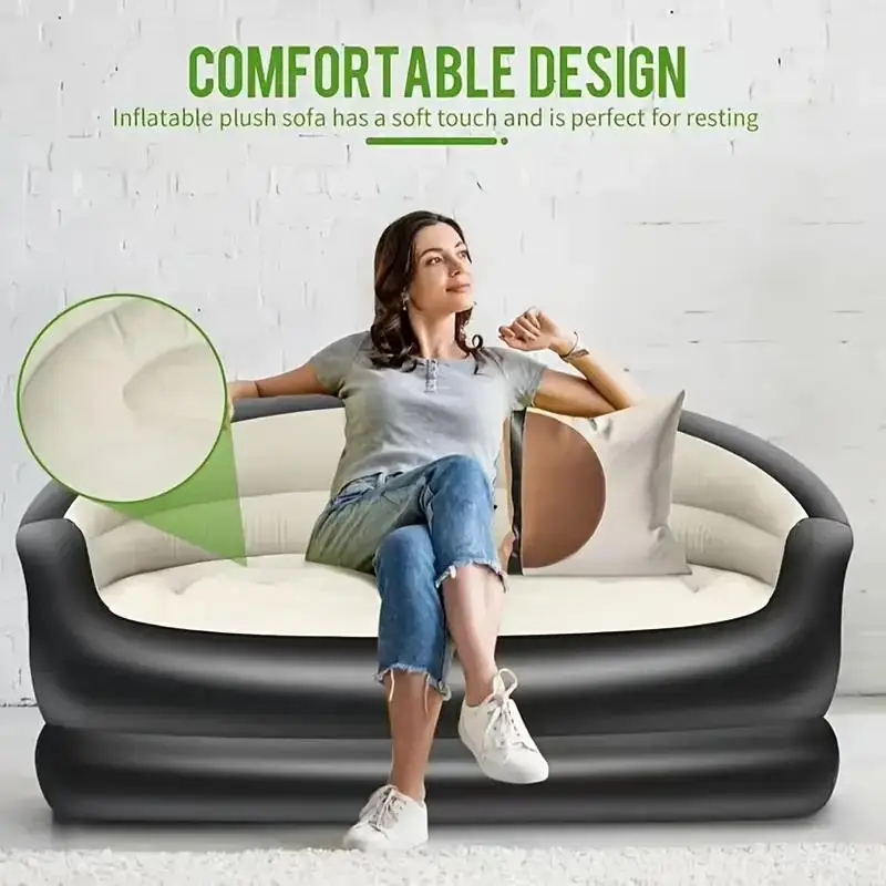 Canapé Gonflable Double Inclinable Extérieur