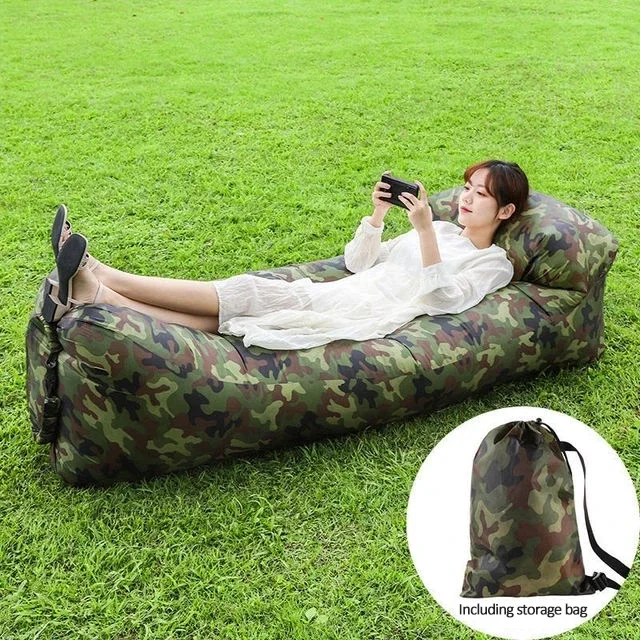 Canapé Gonflable Sac de Couchage Plage