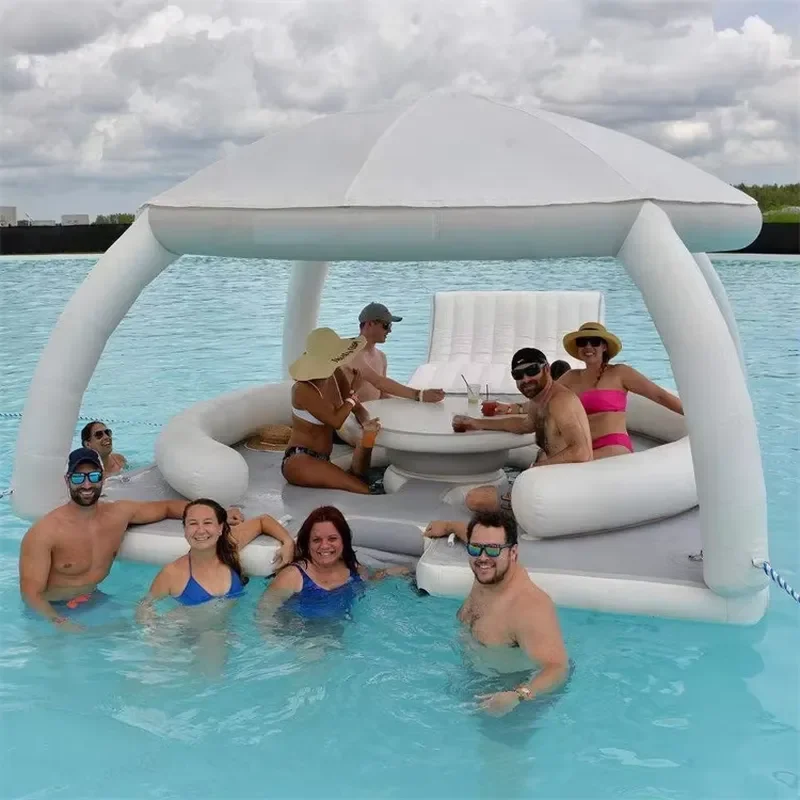Plateforme Flottante Gonflable Yacht Ombrage