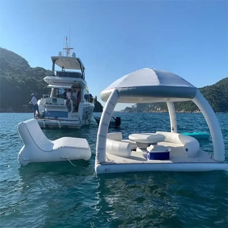 Plateforme Flottante Gonflable Yacht Ombrage