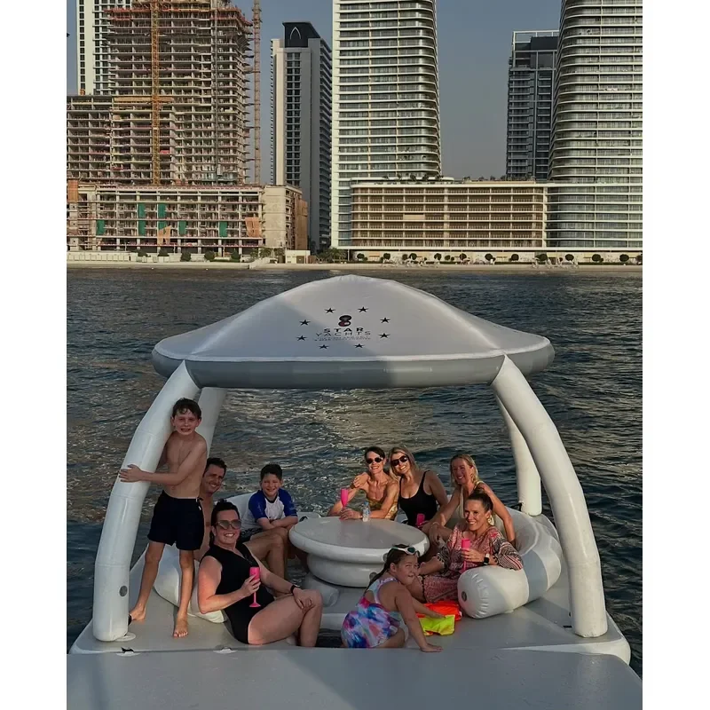 Plateforme Flottante Gonflable Yacht Ombrage