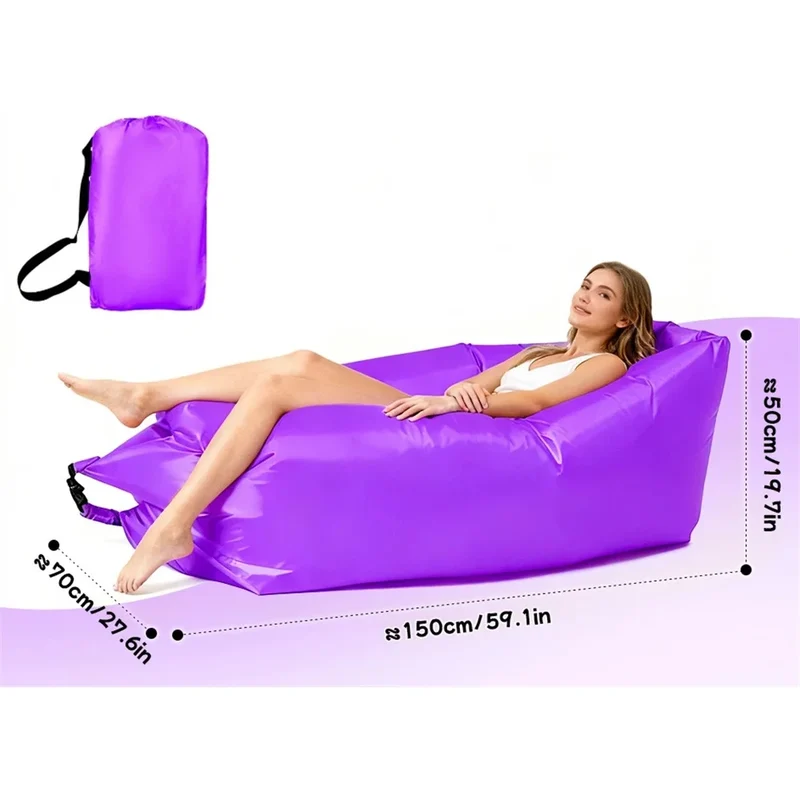 Canapé Gonflable Léger Polyester 210T