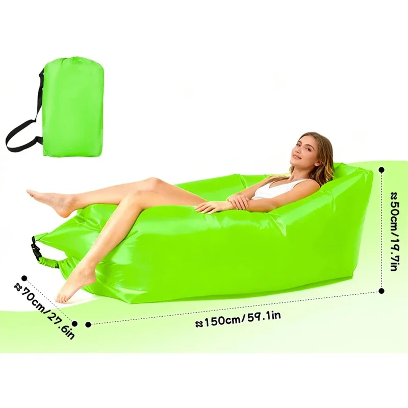 Canapé Gonflable Léger Polyester 210T
