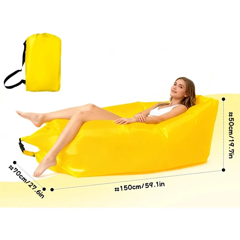 Canapé Gonflable Léger Polyester 210T