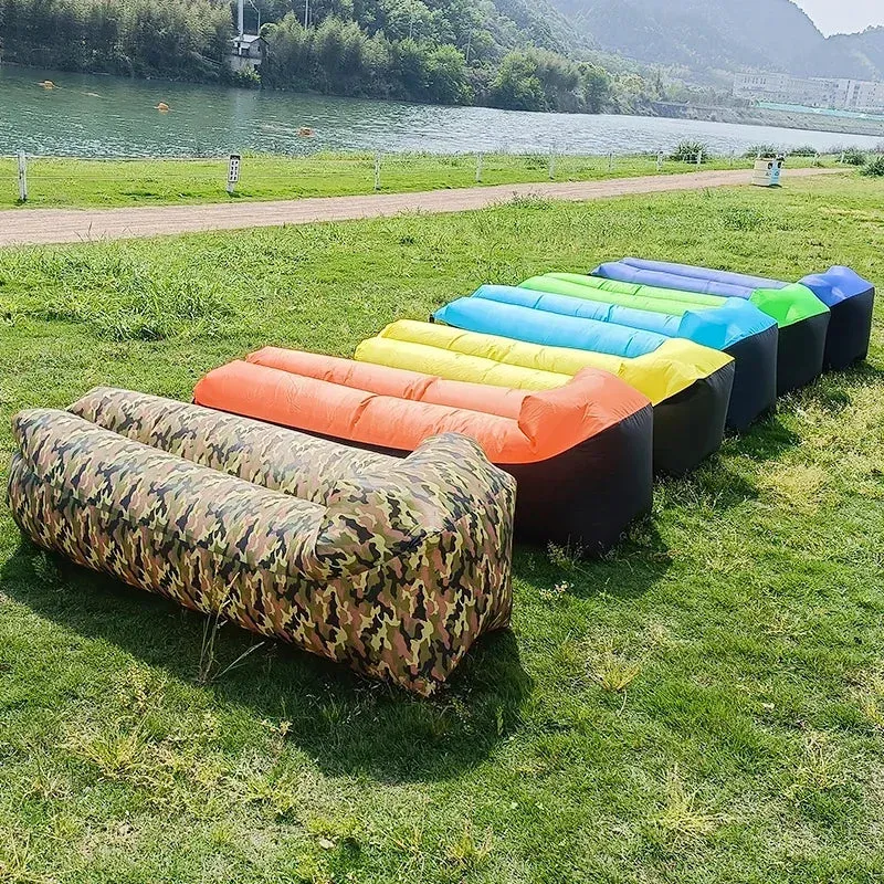 Canapé Gonflable Sans Pompe Plage