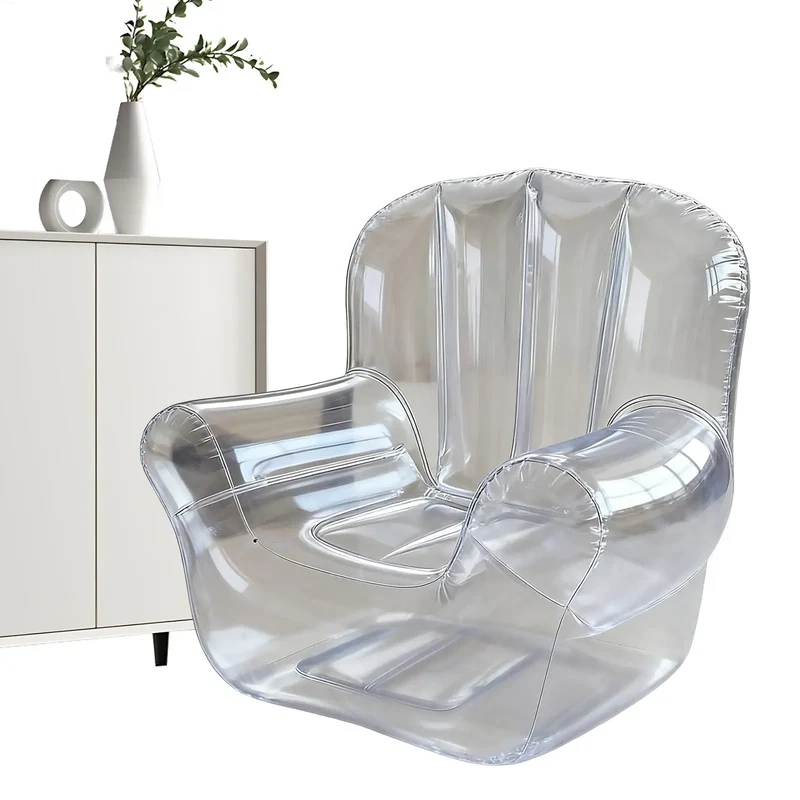 Canapé Gonflable Transparent PVC Épais