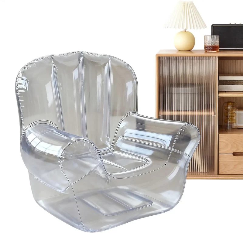 Canapé Gonflable Transparent PVC Épais
