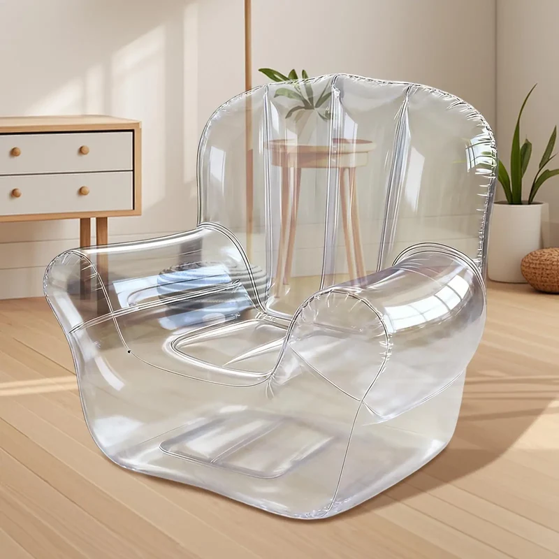 Canapé Gonflable Transparent PVC Épais