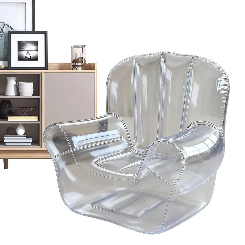 Canapé Gonflable Transparent PVC Épais