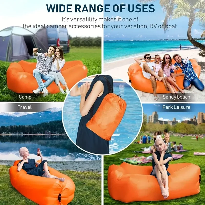 Canapé Gonflable Chaise Longue Pliable
