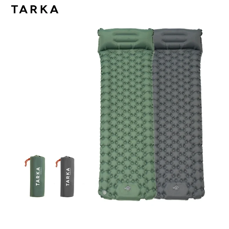 Matelas de Camping Gonflable Extra-Long Nylon