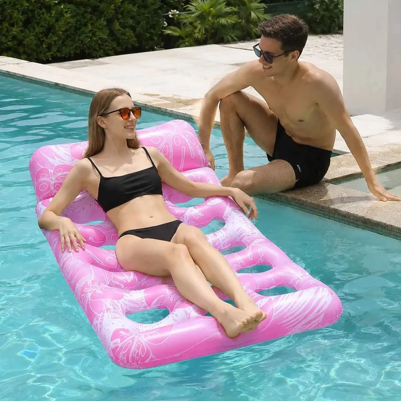 Matelas Gonflable Bronzage Appui-Tête