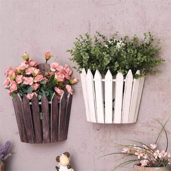 Support-Plante Murale Bois