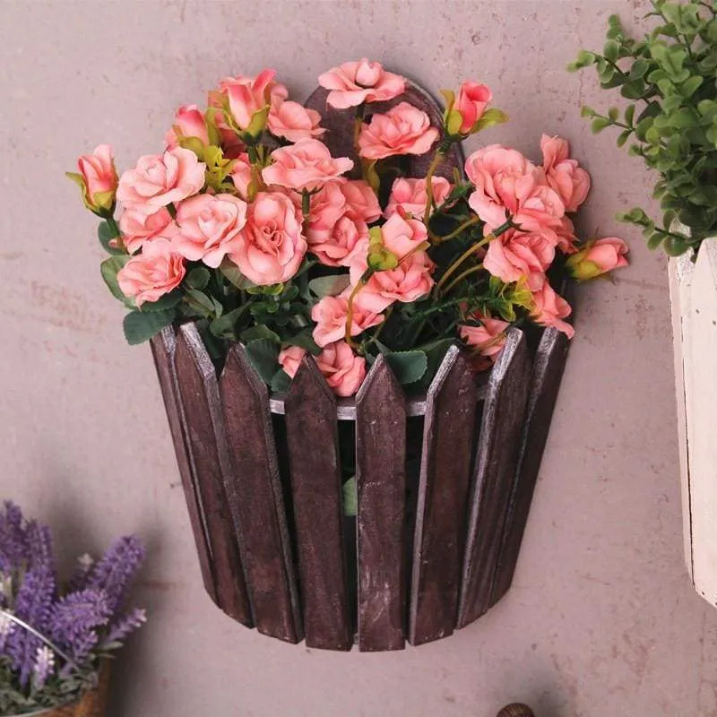 Support-Plante Murale Bois