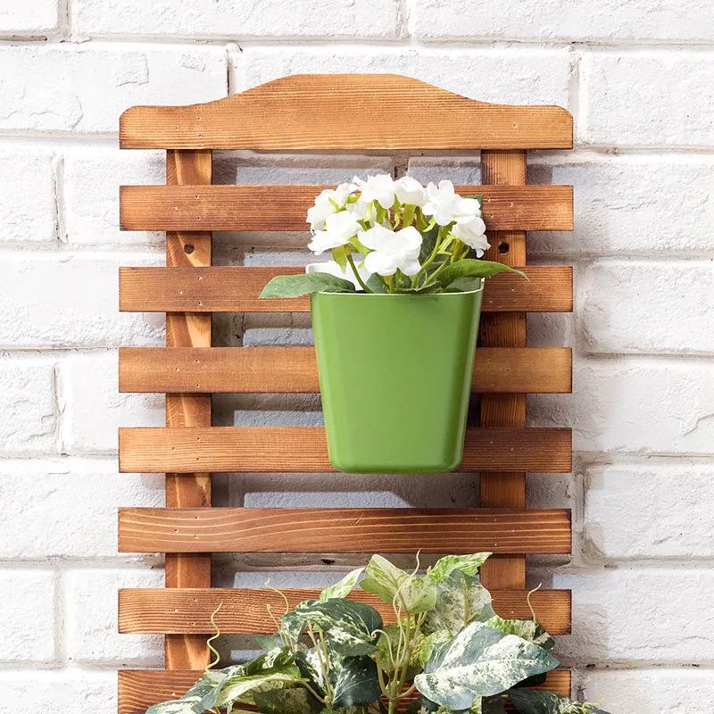 Porte Plante Mural en Bois