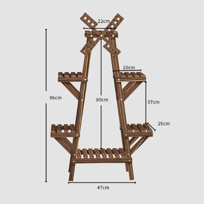 Porte Plante Bois Extérieur