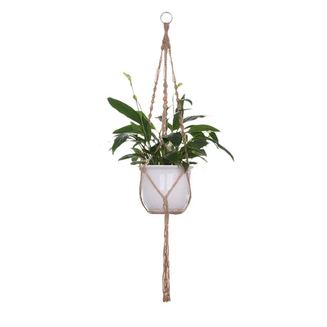Déco Murale Porte Plante Macramé