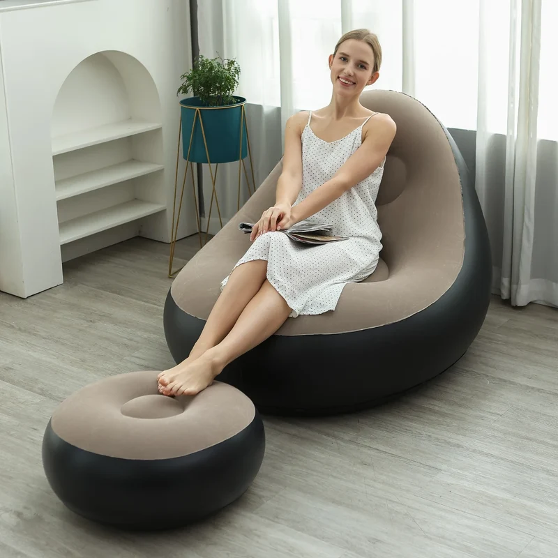 Canapé Gonflable D'Angle Tabouret