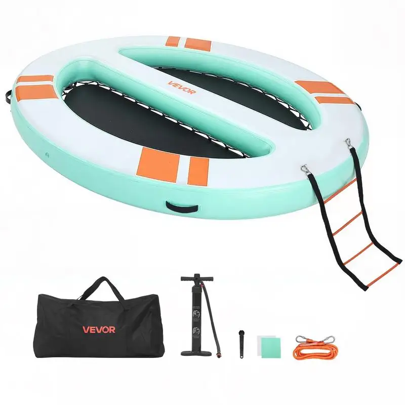 Plateforme Flottante Gonflable Ronde Piscine