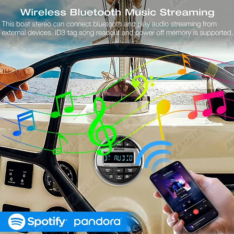 Accessoire Gonflable Radio Bluetooth Marine