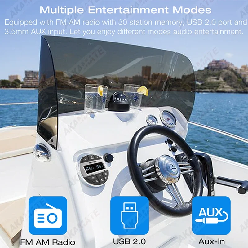 Accessoire Gonflable Radio Bluetooth Marine