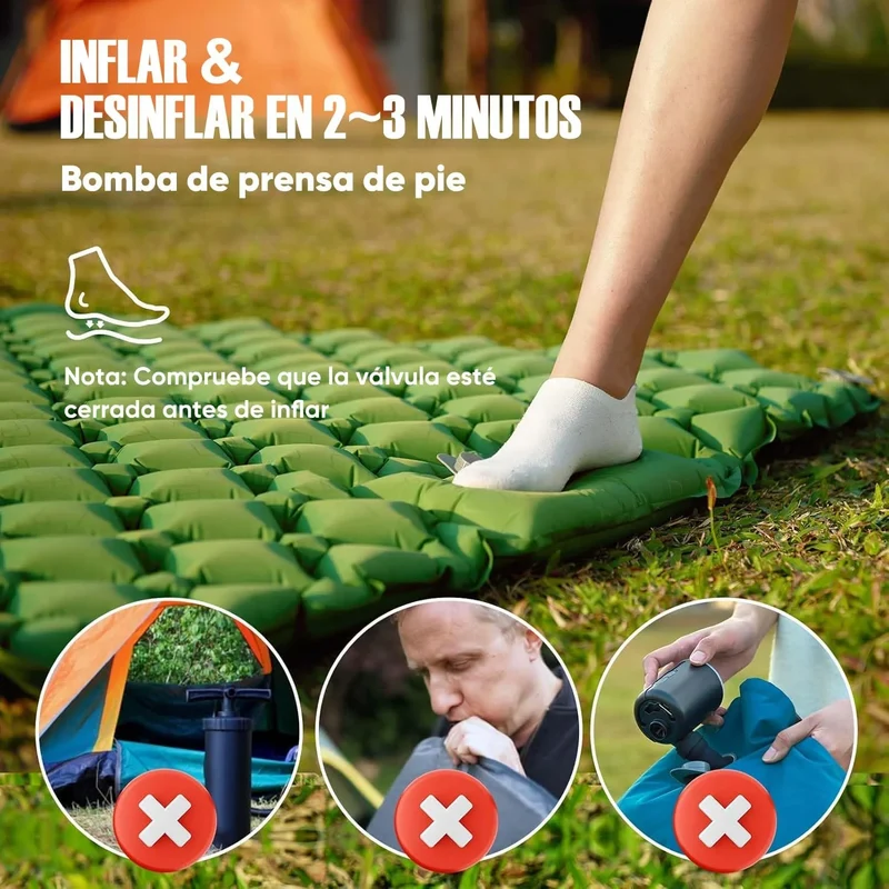 Matelas de Camping Gonflable Double