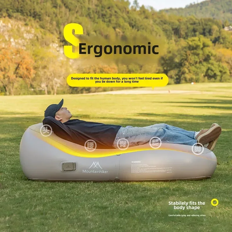 Matelas de Camping Gonflable Automatique Kaki