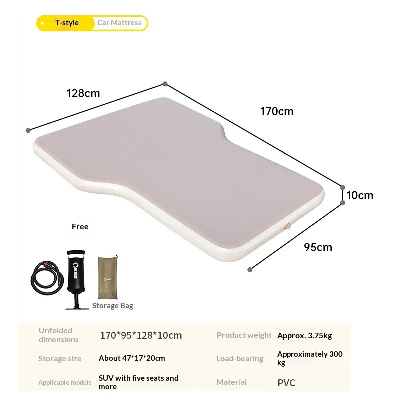 Tapis de Couchage Gonflable Voiture SUV