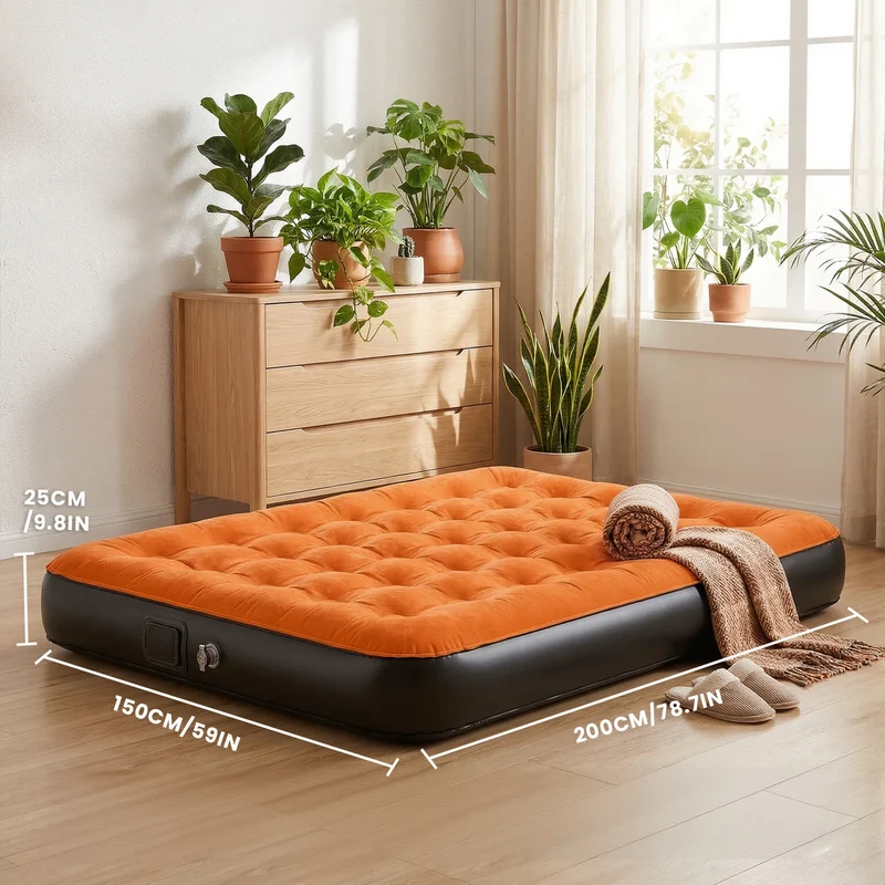 Matelas de Camping Gonflable Ressorts Pneumatiques