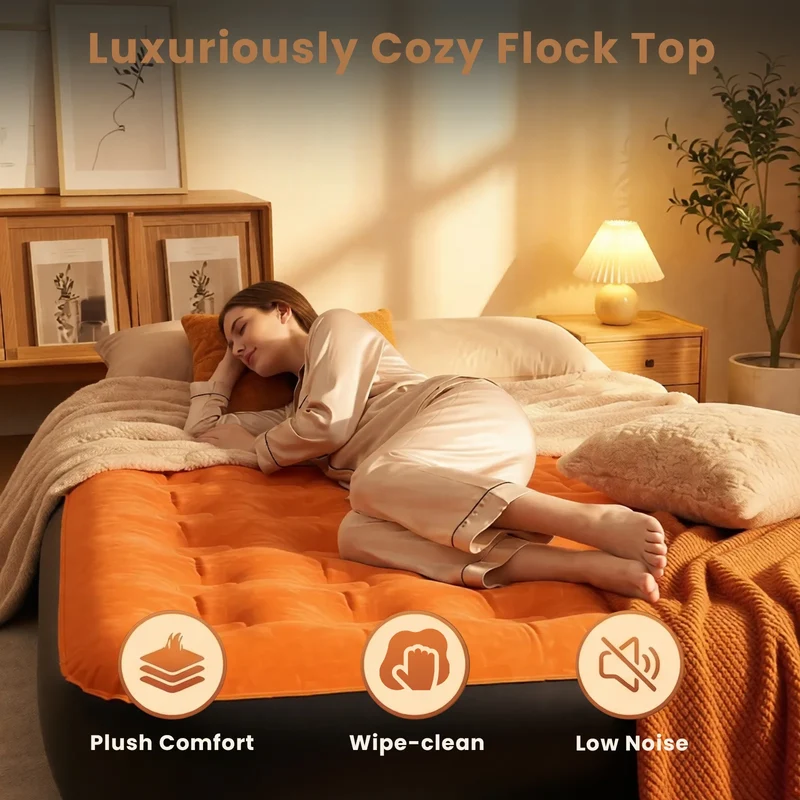 Matelas de Camping Gonflable Ressorts Pneumatiques