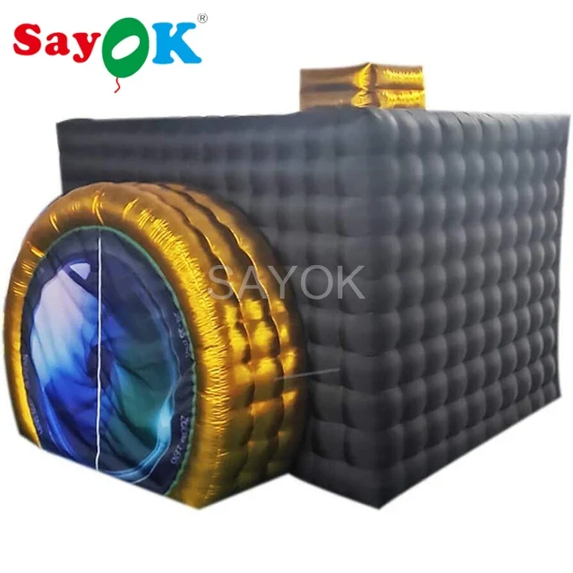 Cabine Selfie Gonflable Cube LED