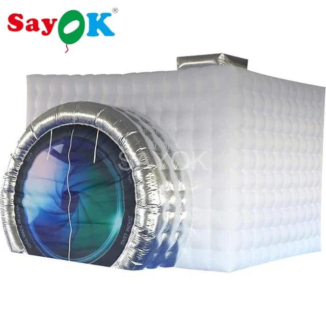 Cabine Selfie Gonflable Cube LED