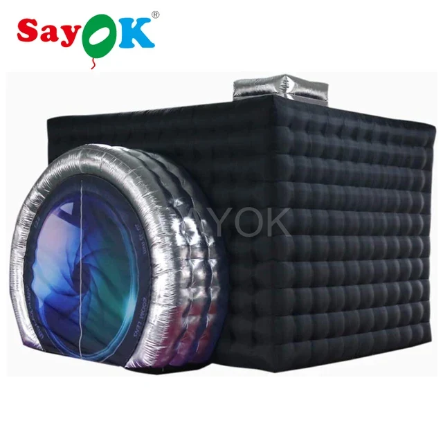 Cabine Selfie Gonflable Cube LED