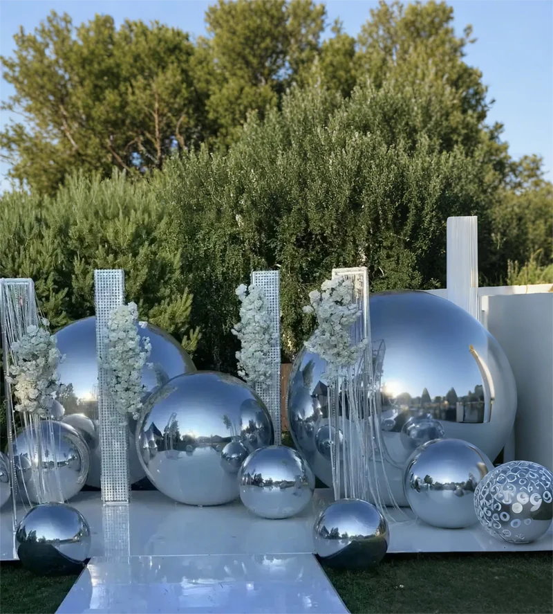 Décoration Gonflable Boules Miroir Disco