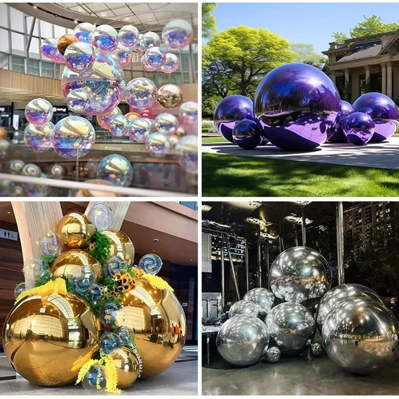 Décoration Gonflable Boules Miroir Disco