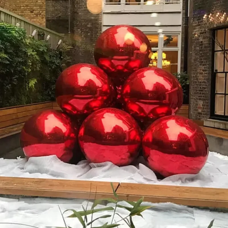 Décoration Gonflable Boules Miroir Disco