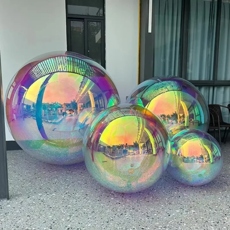 Décoration Gonflable Boules Miroir Disco