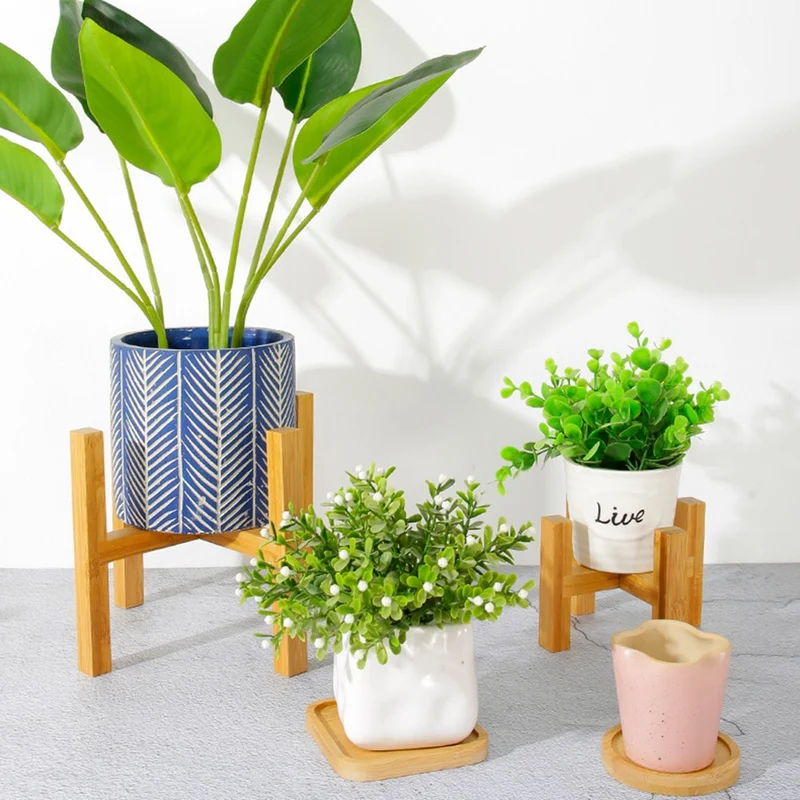 Porte Plante en Bois