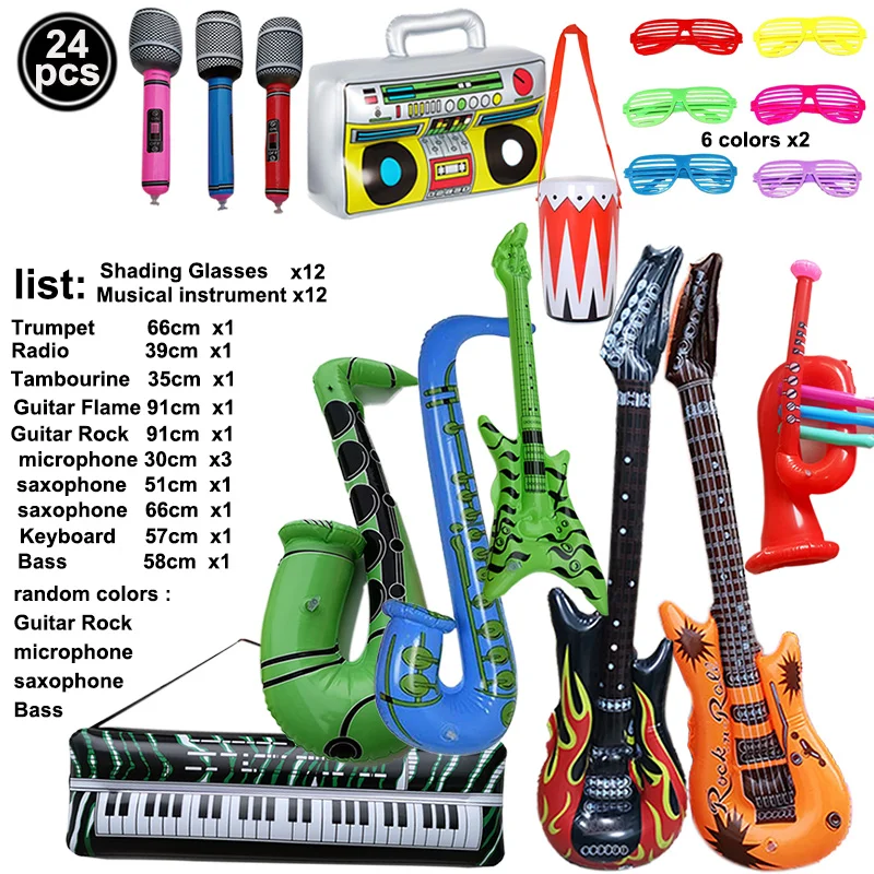 Ballon Gonflable Rock Star Instruments Concert
